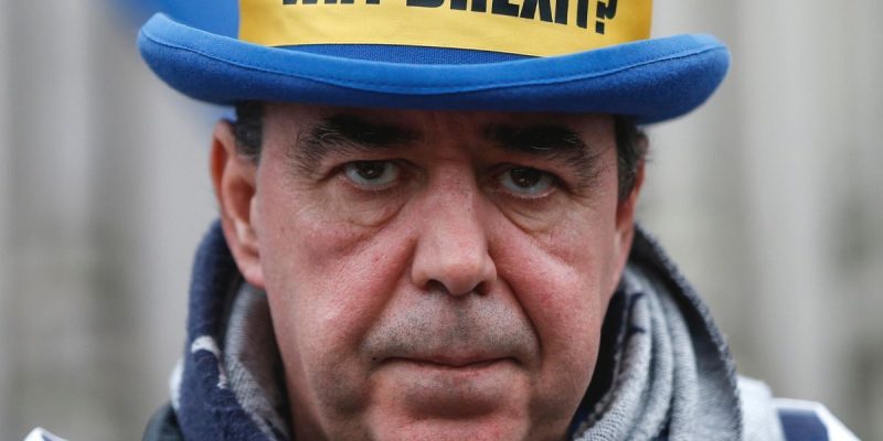 Brexit: Steve Bray vows to carry on 'Mr Stop Brexit' protest