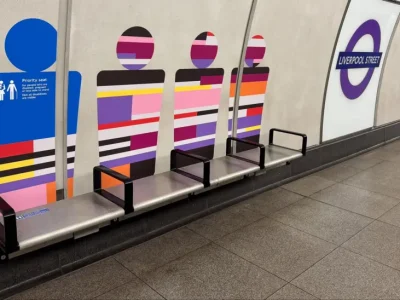 Elizabeth line gets posters to prevent dirt marks