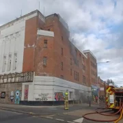 Firefighters tackle large blaze in Kingston