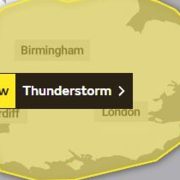 London Weather: Yellow warning for rain issued this weekend
